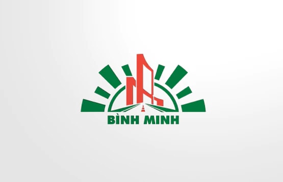 thiết kế logo BÌNH MINH - Xây Dựng, Giao Thông