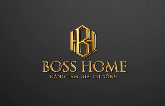 thiết kế logo BOSS HOME - Kiến trúc, Nội thất