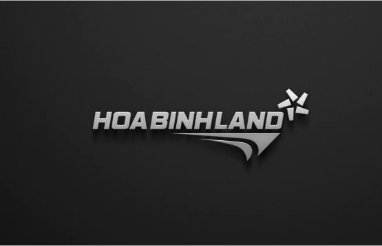 thiết kế logo HÒA BÌNH LANHD - Bất động Sản